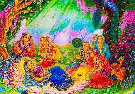 Radharani’s Manjaris: Tattva & Lilas 034 “Radha Kunda Jala Keli”