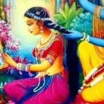 Krishna Decorates Radha’s Hair