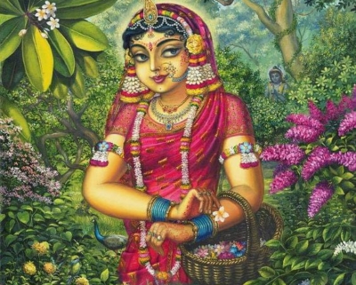 Radharani’s Manjaris: Tattva & Lilas 044 “Quarrelling Over Flowers”