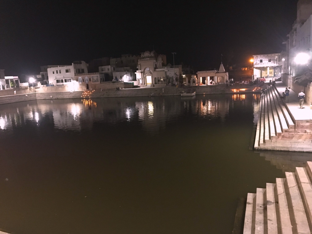 Sri Krishna and Acaryas Praise Radha Kunda