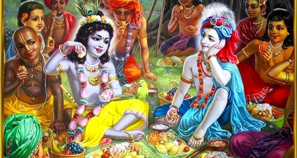 Krishna Nectar Lila 43 – ” Feasting with Friends”